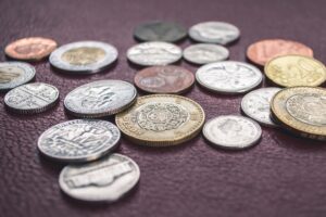 Photo Credit card with money