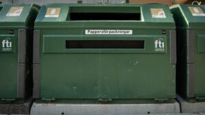 Photo Recycling bins