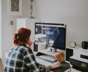 Photo Clock on desk